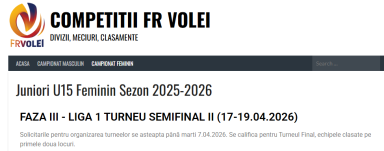 4.04.2026 🔴⚪ LA UN PAS DE VIS ⚪🔴 S-au stabilit grupele semifinalelor 2.